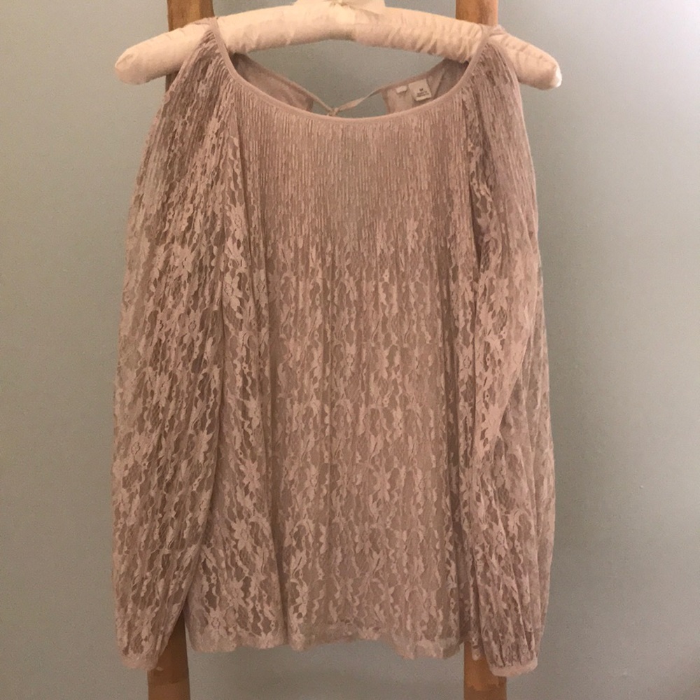 Beige Lace blouse